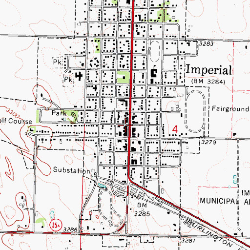 Topographic Map of Christian Faith Outreach, NE
