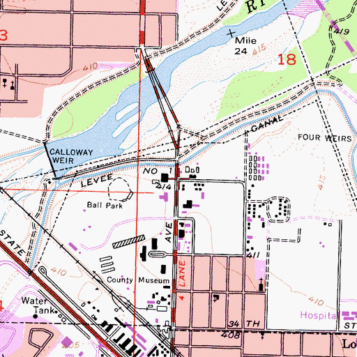 Topographic Map of Bethel Apostolic Academy, CA