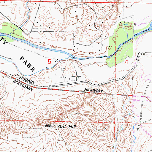 Topographic Map of California Living Museum, CA