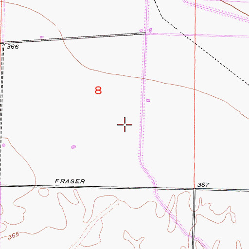 Topographic Map of Pin Oak Park, CA