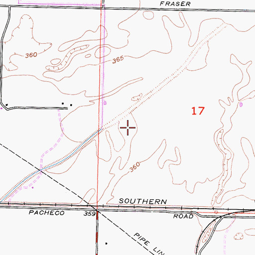 Topographic Map of Sing Lum Elementary School, CA
