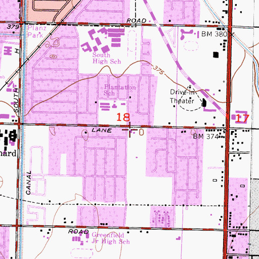 Topographic Map of Christian Reformed Church, CA