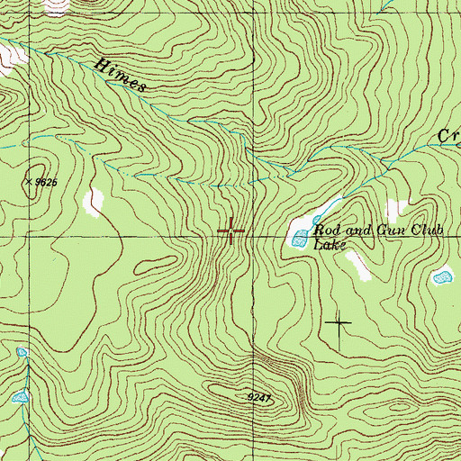Topographic Map of Sliderock Mountain, CO