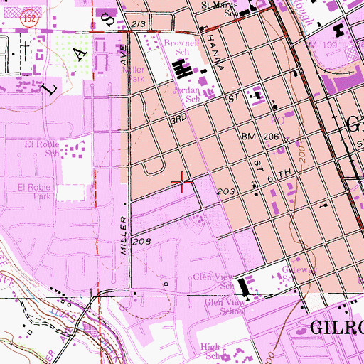 Topographic Map of Wheeler Hospital (historical), CA
