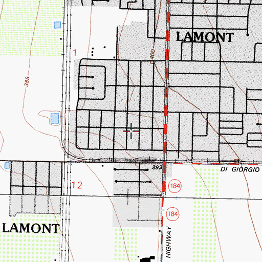 Topographic Map of Bible Truth Outreach United Pentecostal Church, CA