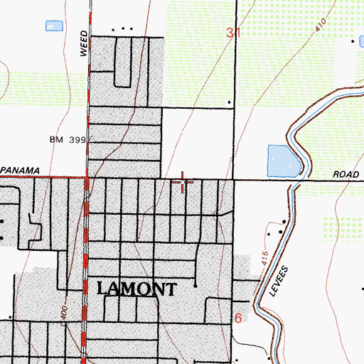 Topographic Map of Free Pentecostal Church, CA