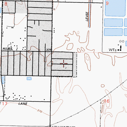 Topographic Map of Glorious Holy Church, CA