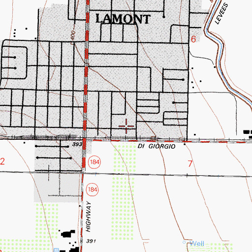 Topographic Map of Kingdom Hall of Jehovahs Witnesses, CA