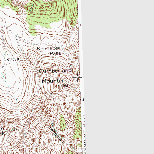 Topographic Map of Muldoon Mine, CO