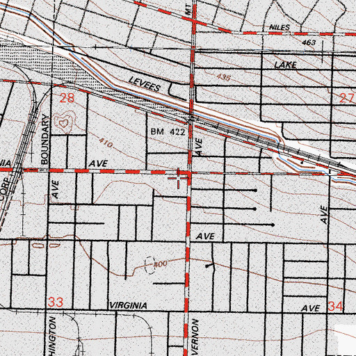 Topographic Map of Apostolic Assembly Church, CA
