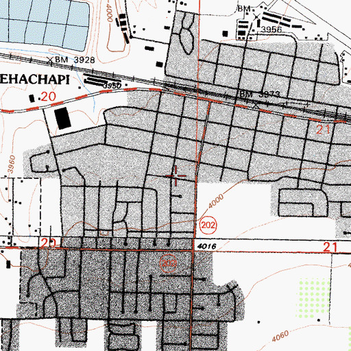 Topographic Map of Apostolic Faith Church, CA