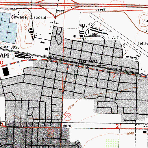 Topographic Map of Community United Church of Christ, CA
