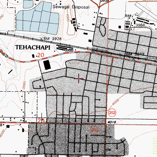 Topographic Map of Good Shepherd Lutheran Church, CA