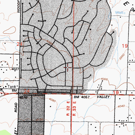 Topographic Map of Kingdom Hall of Jehovahs Witnesses, CA