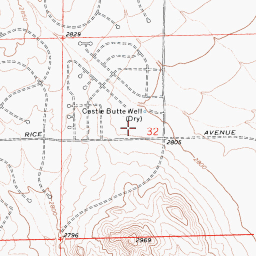 Topographic Map of H Park, CA