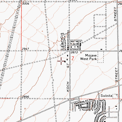 Topographic Map of Kingdom Hall of Jehovahs Witnesses, CA