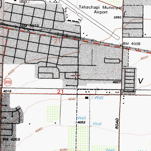 Topographic Map of Summit High School, CA