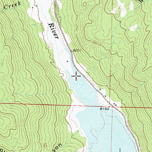 Topographic Map of Willow Creek, CO