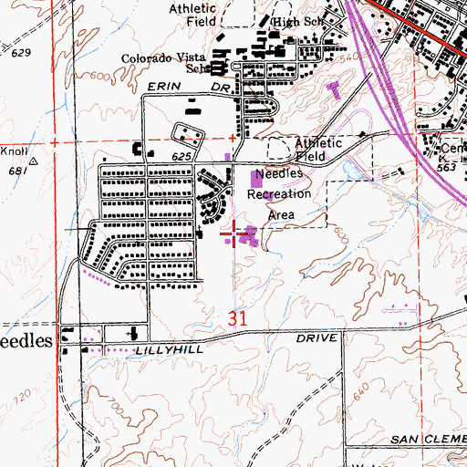 Topographic Map of Colorado River Medical Center, CA