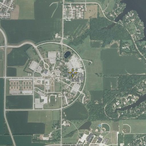 Aerial/Satellite Image of Building D, IL