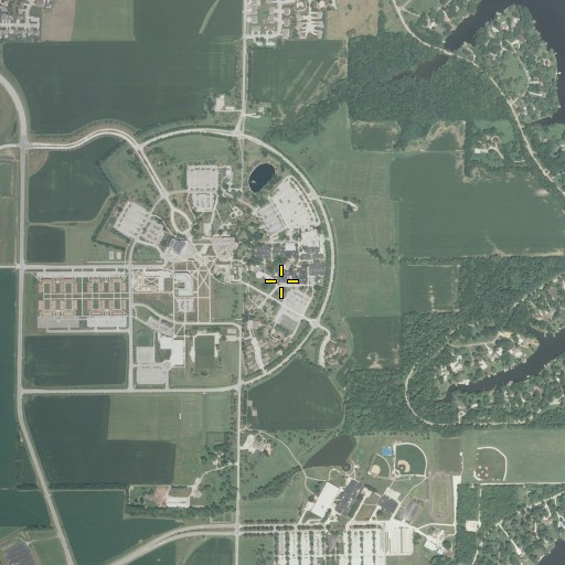 Aerial/Satellite Image of Building I, IL