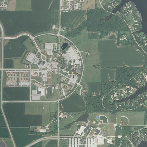 Aerial/Satellite Image of Building J, IL