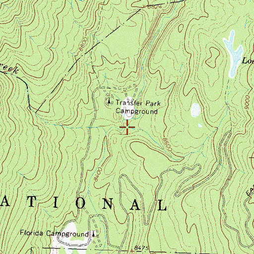 Topographic Map of McClure Canyon, CO