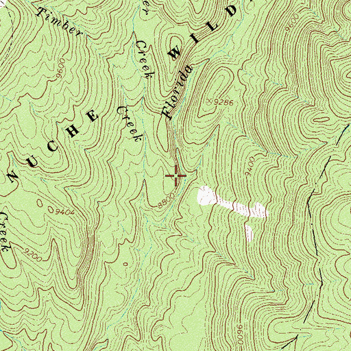 Topographic Map of Stump Canyon, CO
