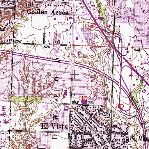 Topographic Map of Fellowship Bible Church, IL
