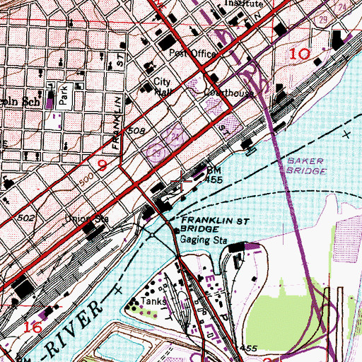 Topographic Map of Fort Clark (historical), IL