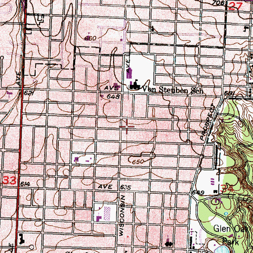 Topographic Map of German Apostolic Christian Church, IL