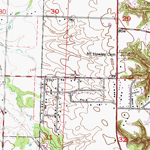 Topographic Map of Little Friends Learning Center, IL