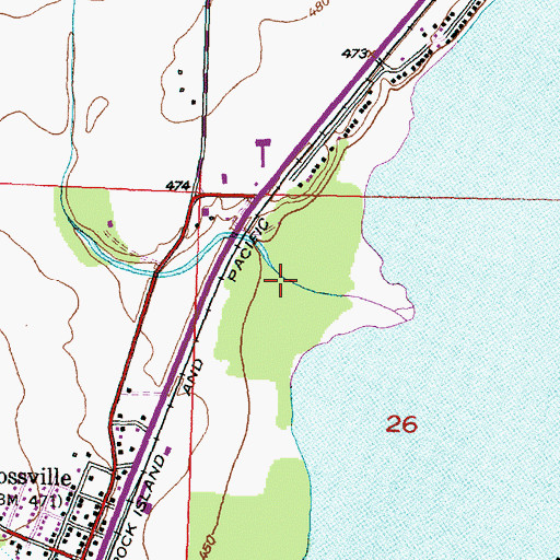 Topographic Map of Robert Rutherford Wildlife Sanctuary, IL