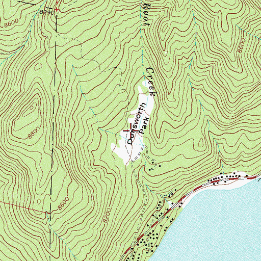 Topographic Map of Dunsworth Park, CO