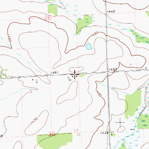 Topographic Map of Liberty School (historical), WI