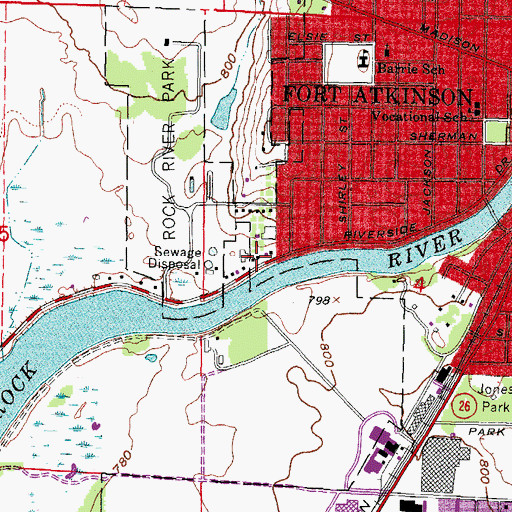 Topographic Map of Painther Intaglio, WI