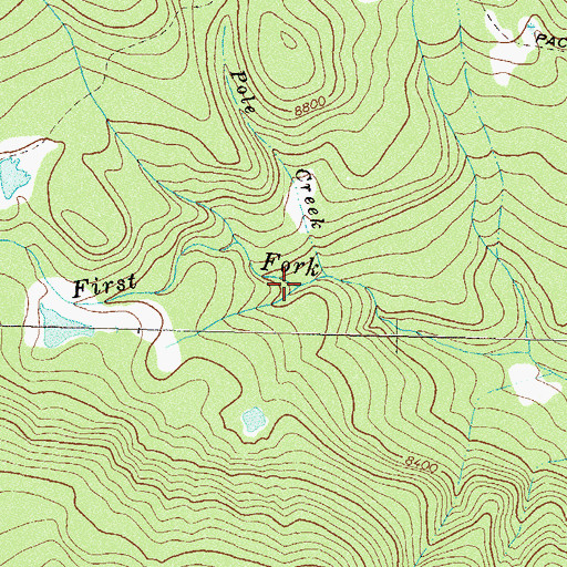 Topographic Map of Clear Creek, CO