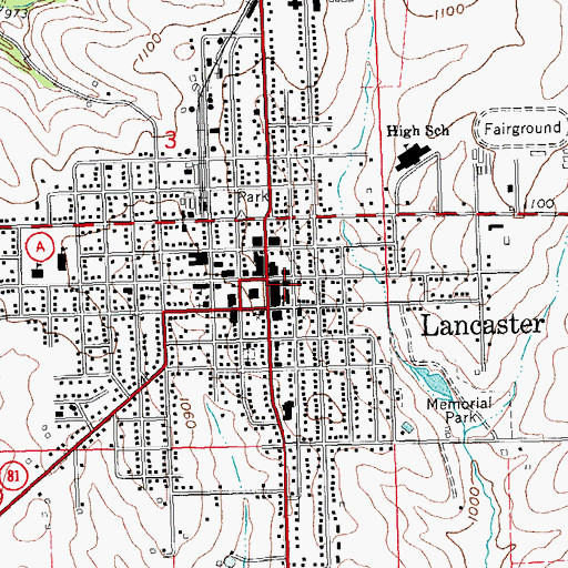 Topographic Map of Cunningham Museum, WI