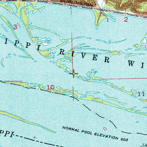 Topographic Map of Snyder Slough, WI
