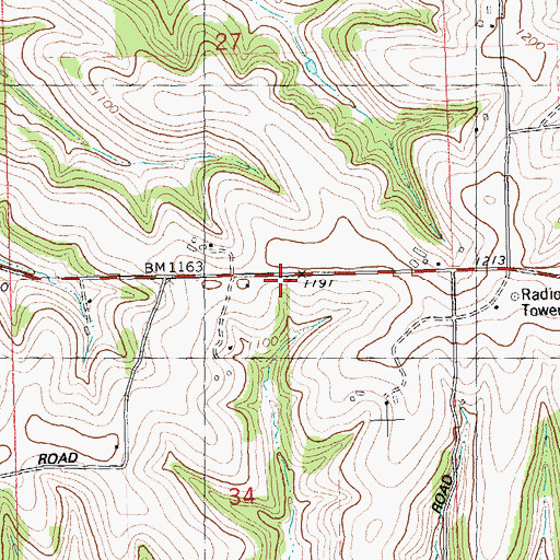 Topographic Map of Brechler School (historical), WI
