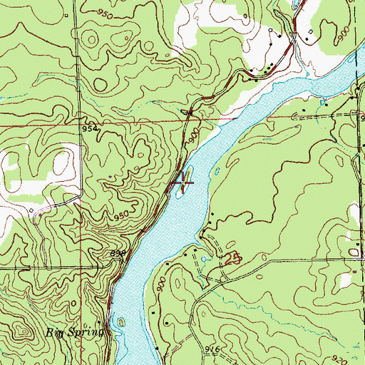 Topographic Map of French Island, WI