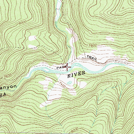 Topographic Map of Sand Creek, CO
