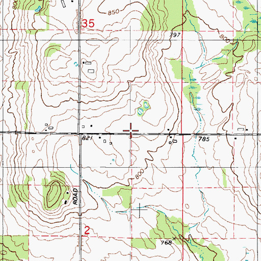 Topographic Map of McKinley School (historical), WI