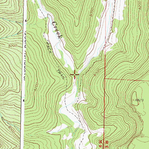 Topographic Map of Little Sand Creek, CO