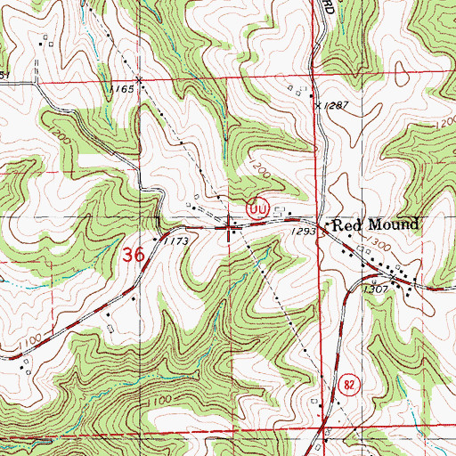 Topographic Map of Partridge School (historical), WI