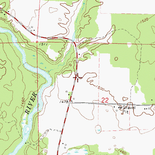 Topographic Map of Adventist School (historical), WI
