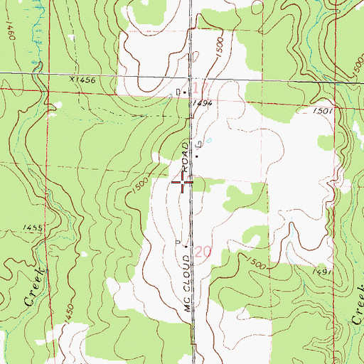 Topographic Map of Forest View Church (historical), WI