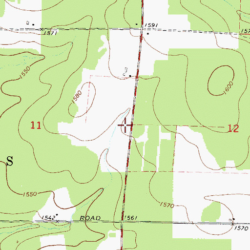 Topographic Map of Liberty Bell School (historical), WI
