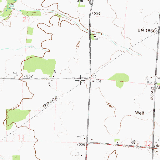Topographic Map of Neff Switch School (historical), WI