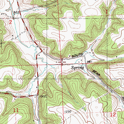 Topographic Map of Mueller School (historical), WI